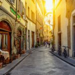 Firenze scorcio di una via
