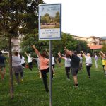 Foggia, un gruppo di soci mentre fa sport