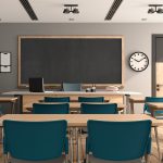 Aula per corsi vuota