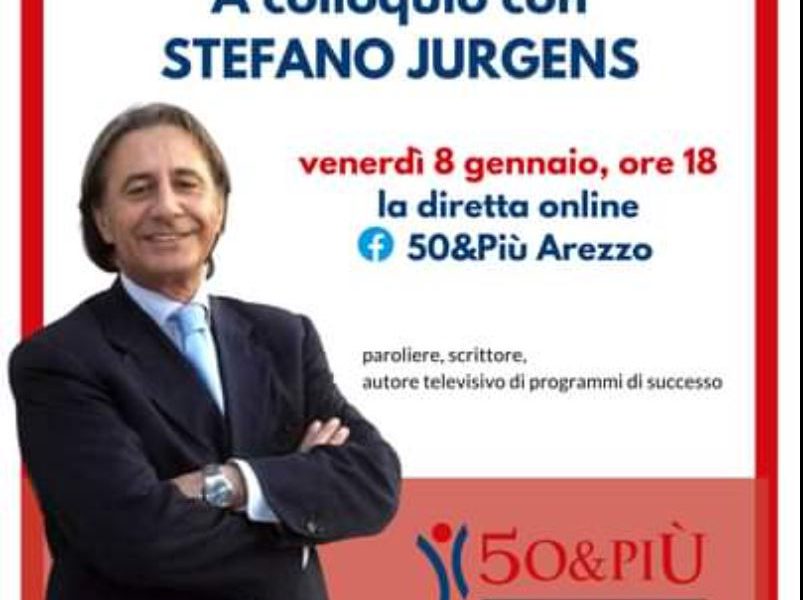 Locandina arezzo intervista con Stefano Jurgens