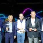 I vincitori della XVIII edizione di Italia In...Canto insieme al Segretario Generale Gabriele Sampaolo e il Vicepresidente Vicario Sebastiano Casu