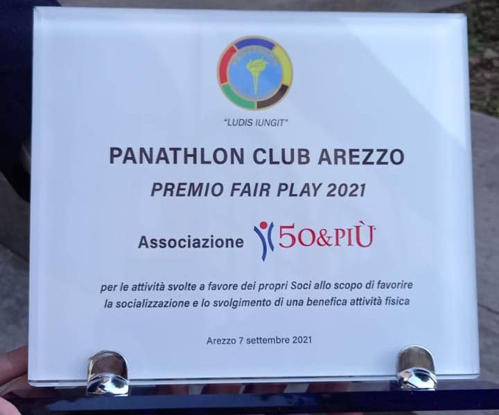 Targa premio Fair Play