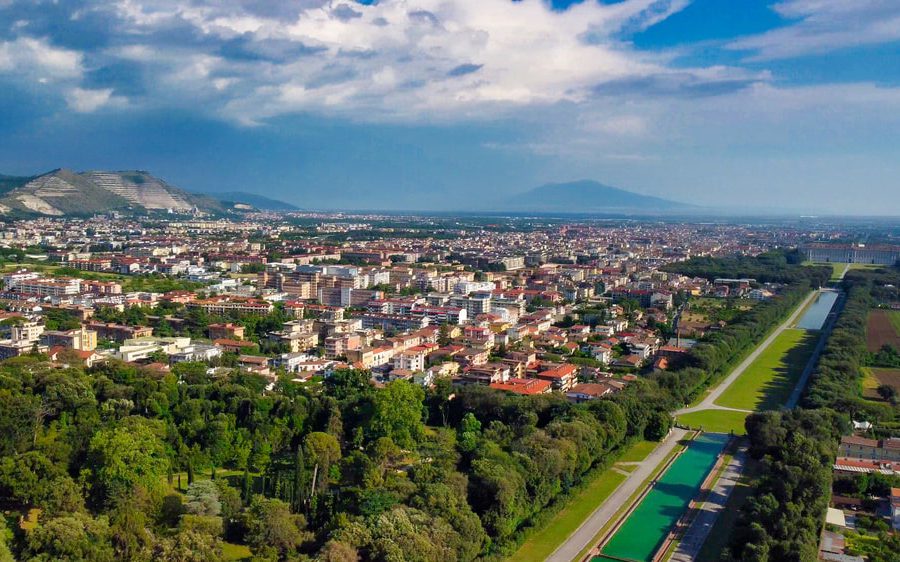Caserta veduta aerea