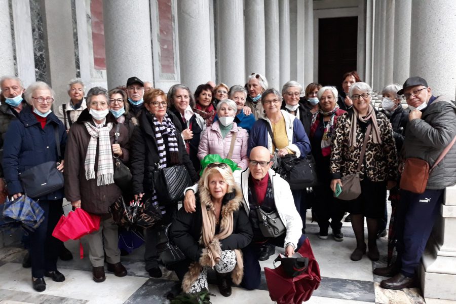 Gruppo di 50&Più Caserta in vista a Roma alla mostra Inferno