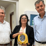 Arezzo. Donato a Confcommercio un defibrillatore DAE