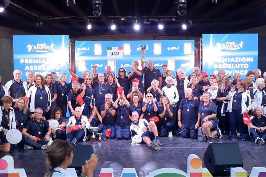 50&Più Lecce prima classificata alle Olimpiadi