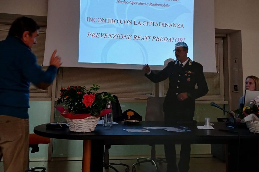 50&Più Treviso e Cupla incontro 25 novembre per parlare di reati predatori con i Carabinieri