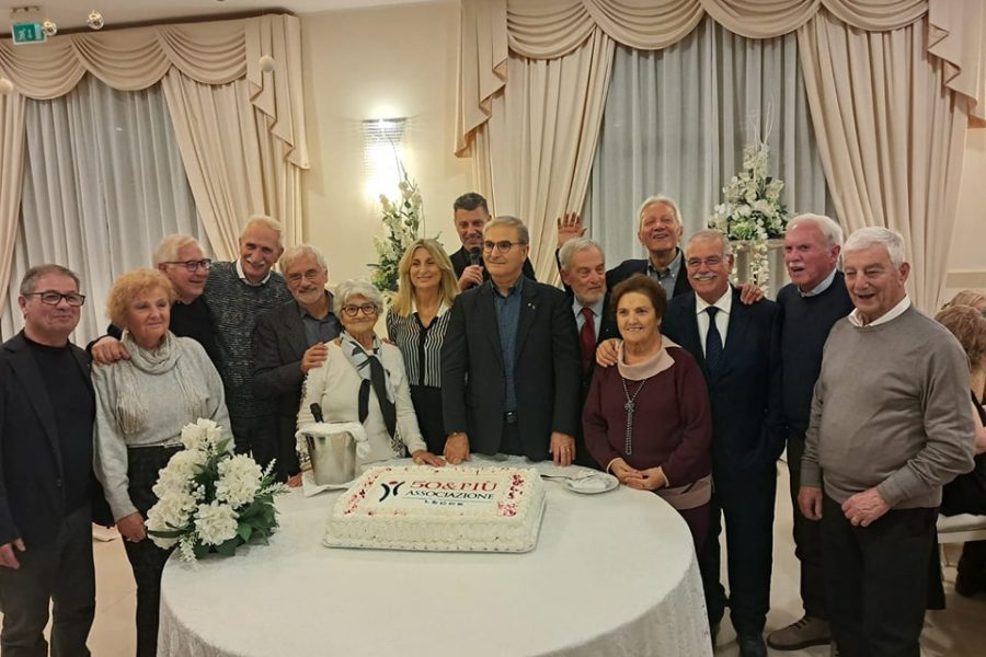 50&Più Lecce cena festeggiamenti vincitori olimpiadi il 29 novembre