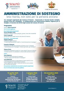 50&Più Genova organizza tre incontri sull'amministratore di sostegno