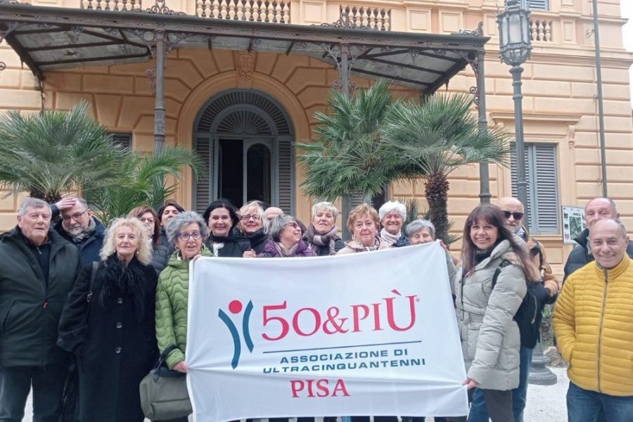 50&Più Pisa a febbraio vista hokusai, livorno scuola