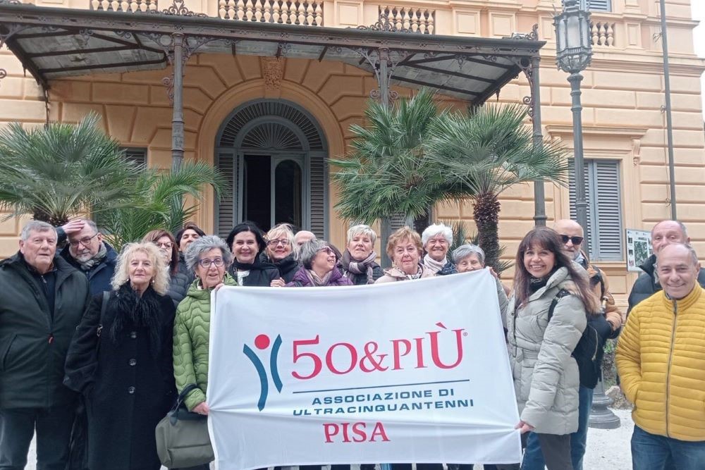 50&Più Pisa a febbraio vista hokusai, livorno scuola