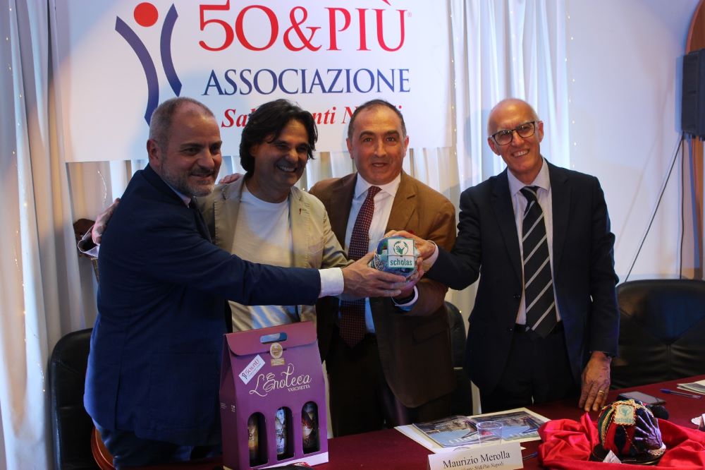 50&Più Napoli Il 20 maggio 50&Più Napoli all'incontro "Sport, spiritualità e Scholas Occurrentes" con Mario Del Verme