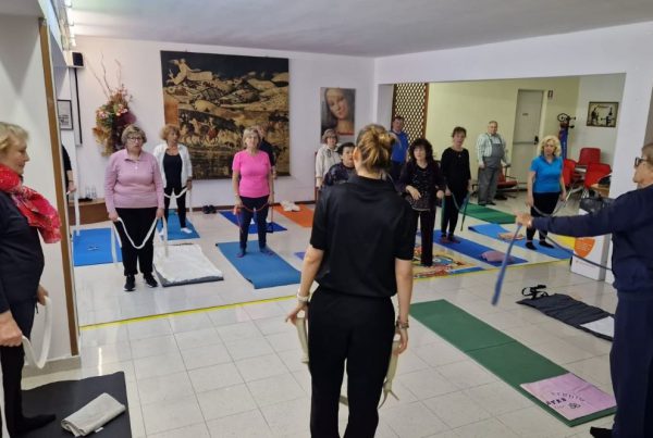 50&Più Pesaro urbino al corso di ginnastica dolce