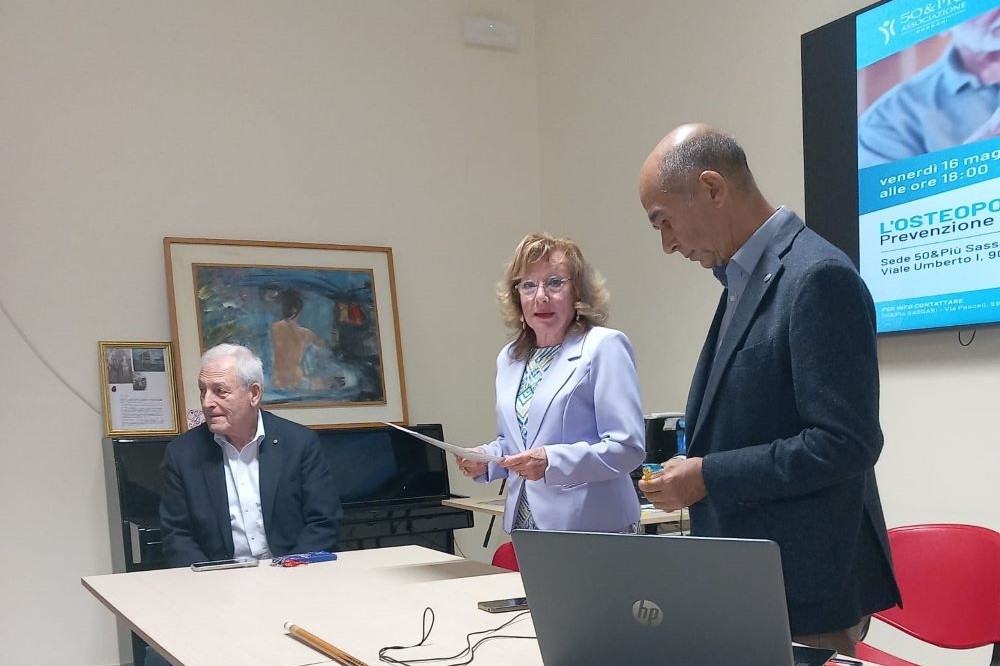 50&Più Sassari al convegno sull'osteoporosi