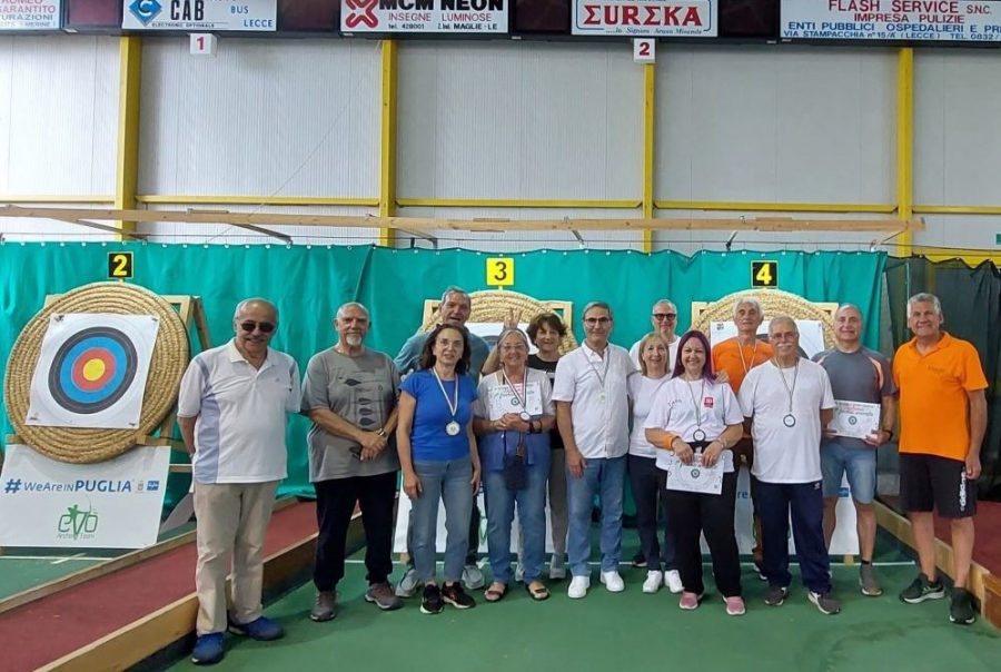 50&Più Lecce gara finale per il tiro con l'arco