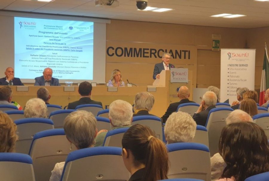 50&Più Piacenza ai maestri del commercio