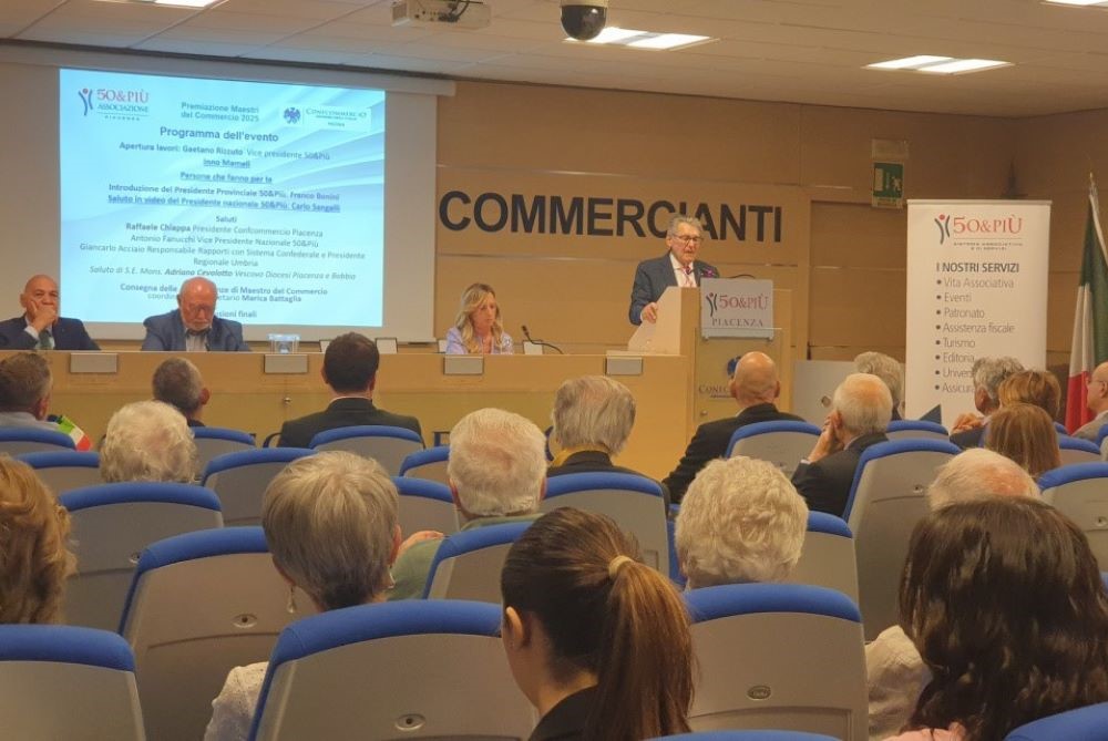 50&Più Piacenza ai maestri del commercio