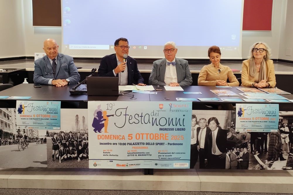 50&Più Pordenone alla presentazione della festa dei nonni al Palacrisafulli